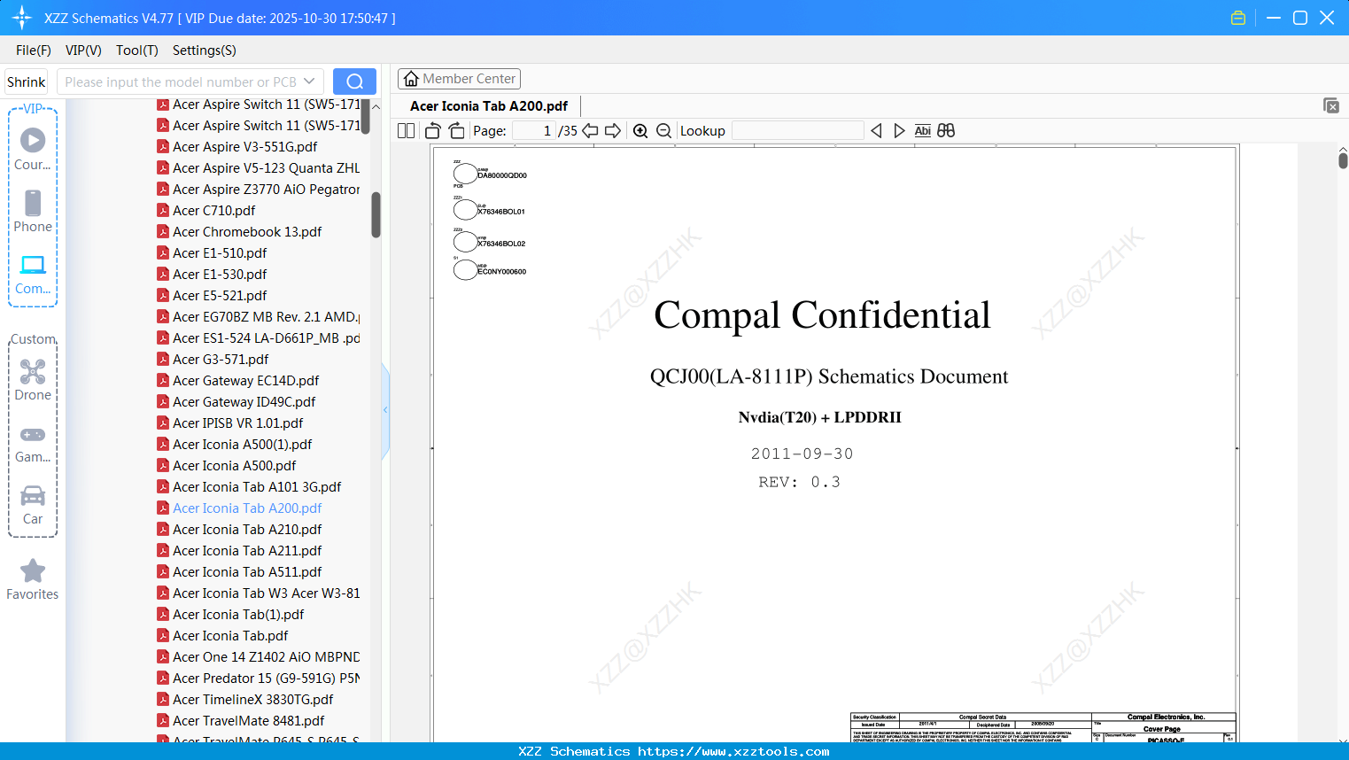 Laptop Acer Iconia Tab A200